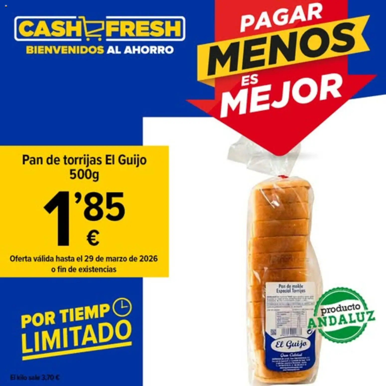 Vista previa del folleto de la tienda Cash Fresh válido desde el 23/03/2026 