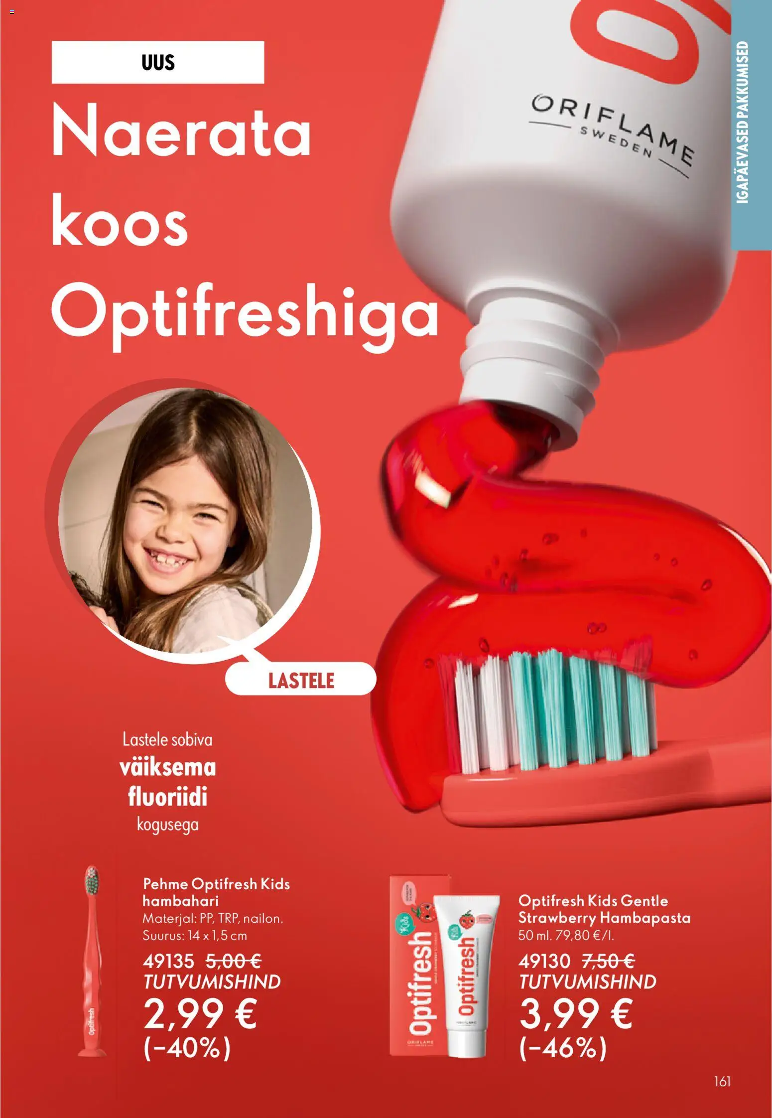Oriflame kliendilehe eelvaade alates 2025.12.31