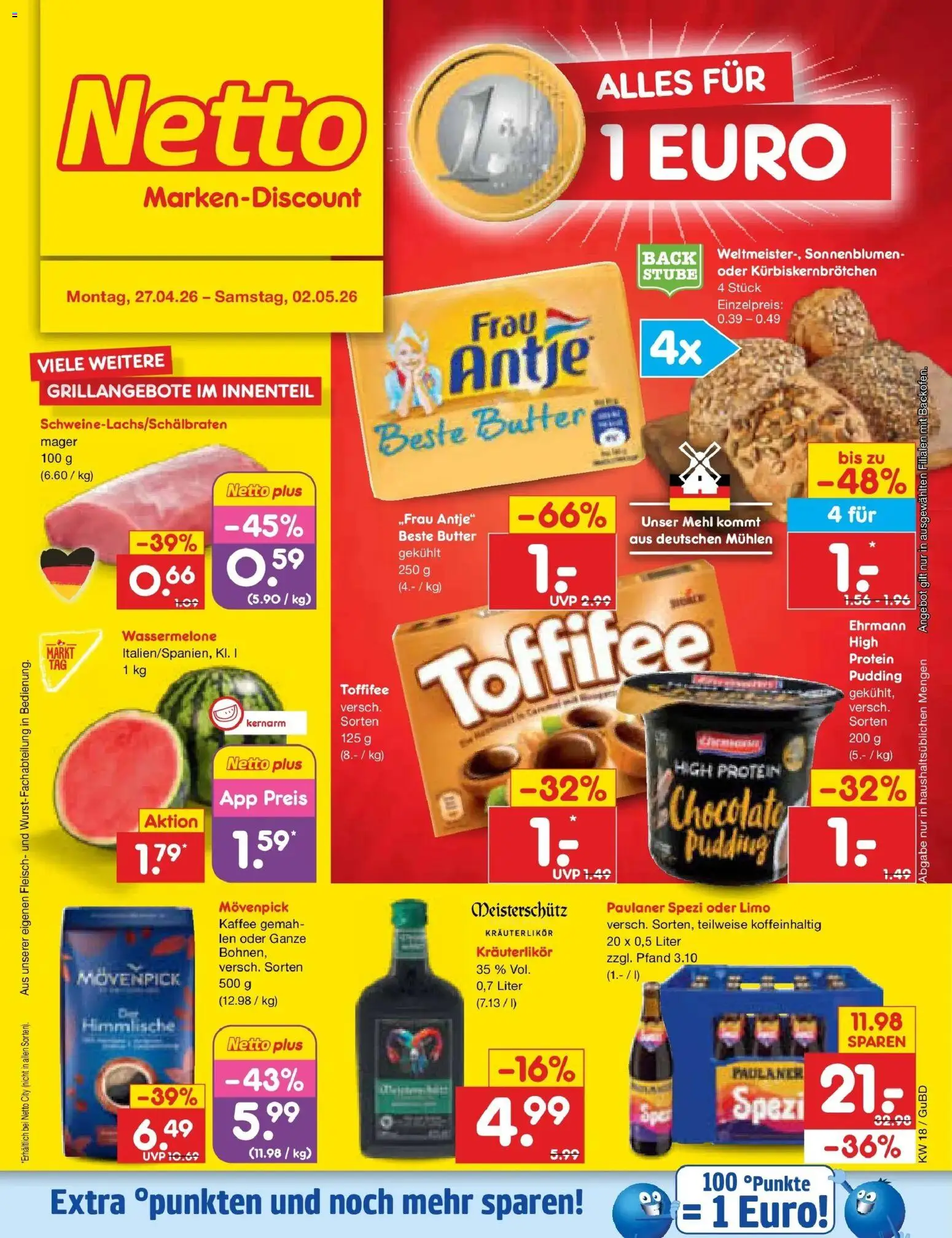 Vorschau von dem Prospekt des Geschäftes Netto Marken-Discount, gültig ab dem 27.04.2026