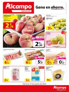 Vista previa del folleto de la tienda Alcampo válido desde el 14/08/2025 