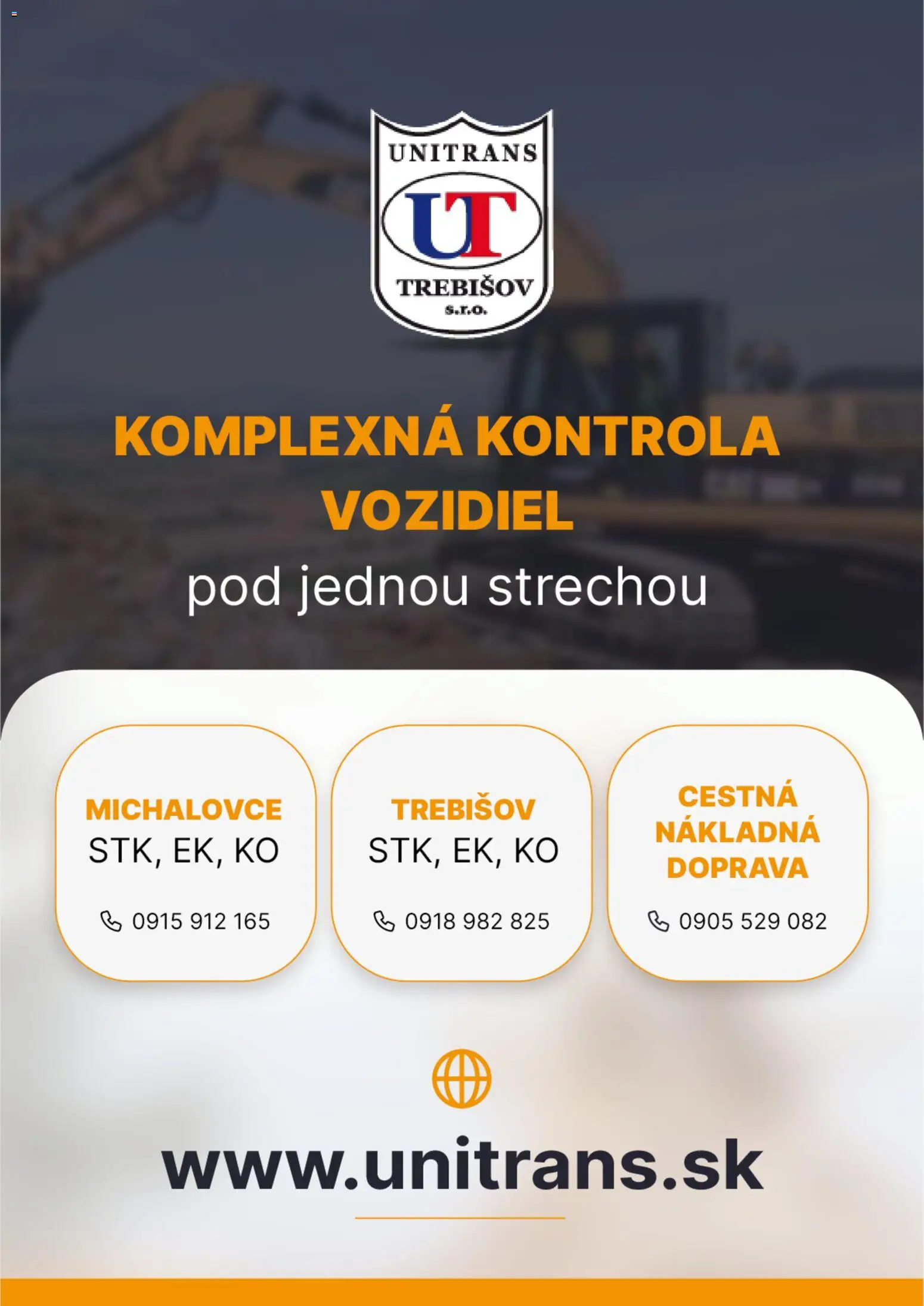 Náhľad UNITRANS TREBIŠOV s.r.o. letáku platného od 23.01.2026