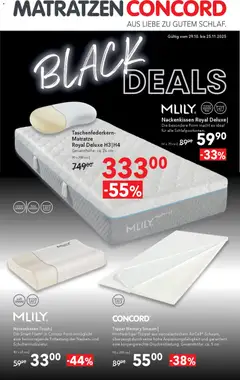Vorschau der Angebote: Matratzen Concord Black Deals Wien gültig ab 29.10.2025