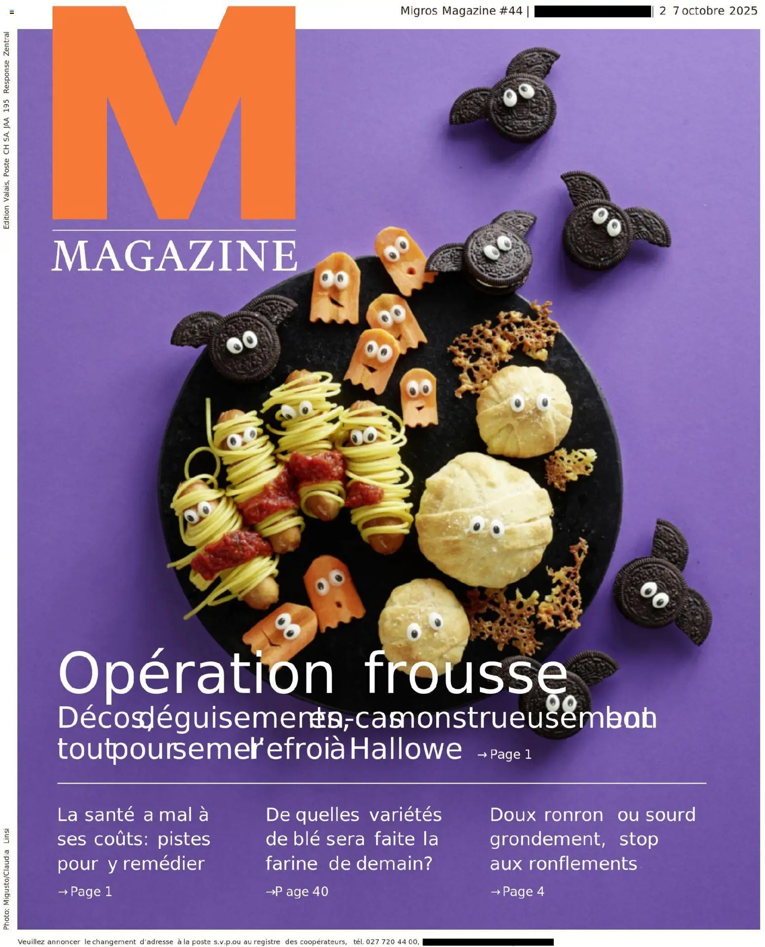 Migros Magazin FR ab 27.10.2025 - Seitennummer 1
