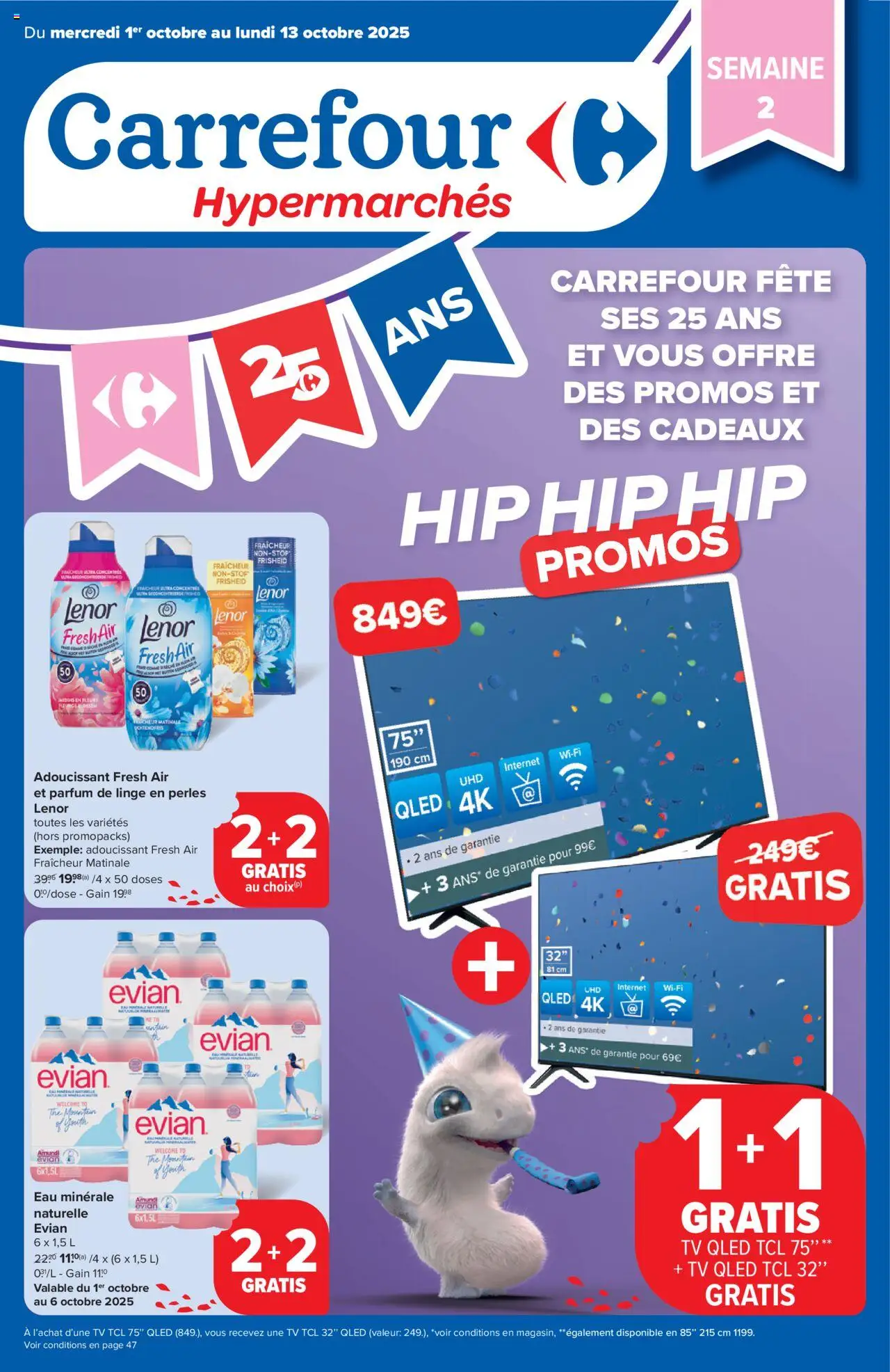 Carrefour shop Folder de la semaine 40 geldig vanaf 01/10/2025 - Paginanummer 1