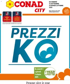 Anteprima dell'opuscolo Volantino City Lombardia dal negozio Conad valido da 26/09/2025