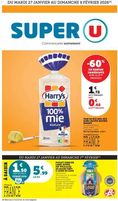 Prévisualisation de Les prix bas de la semaine du magasin Super U formulaire valide 27/01/2026