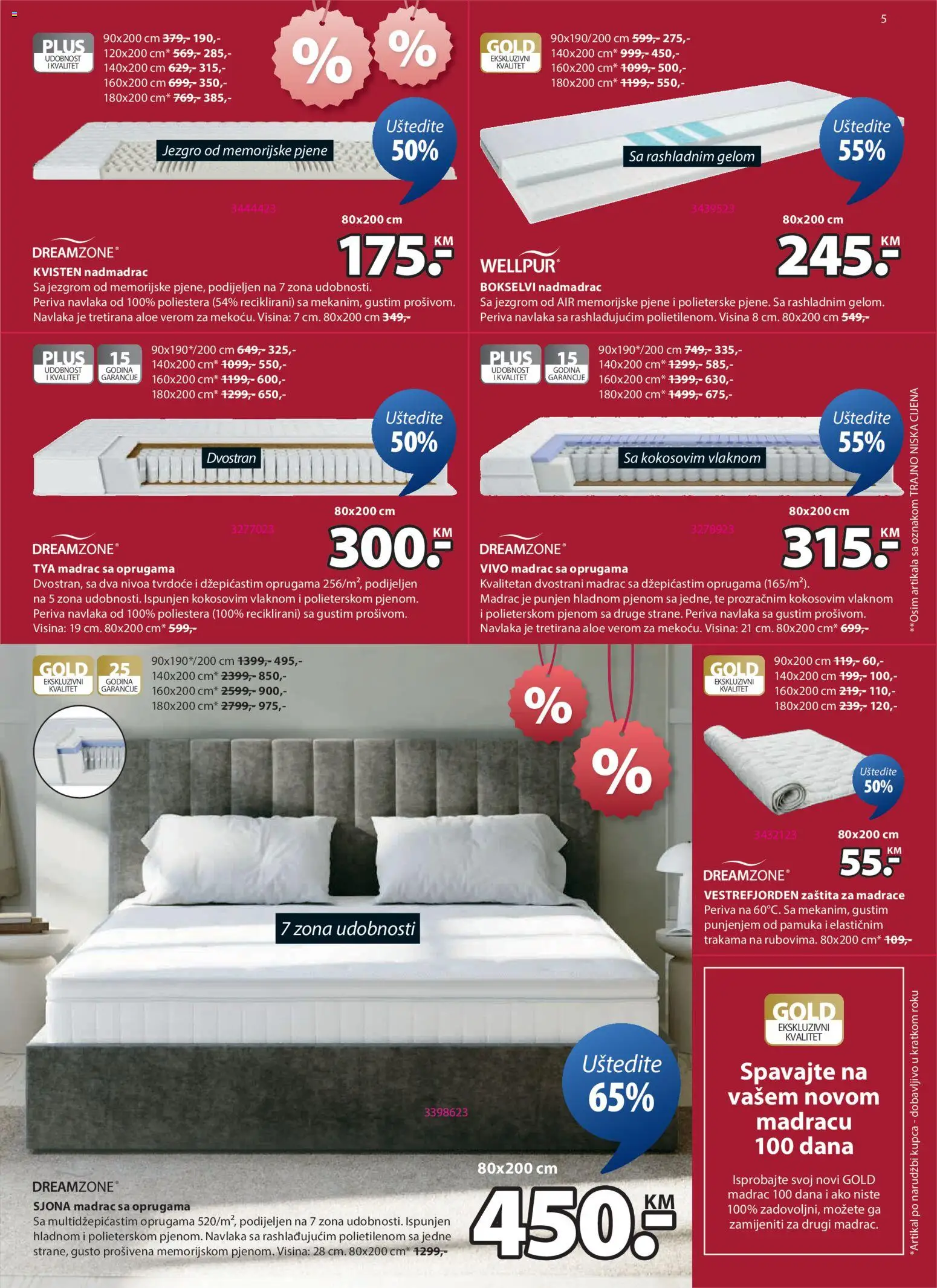 Pregled letka Katalog trgovine JYSK vrijedi od 2026.01.07