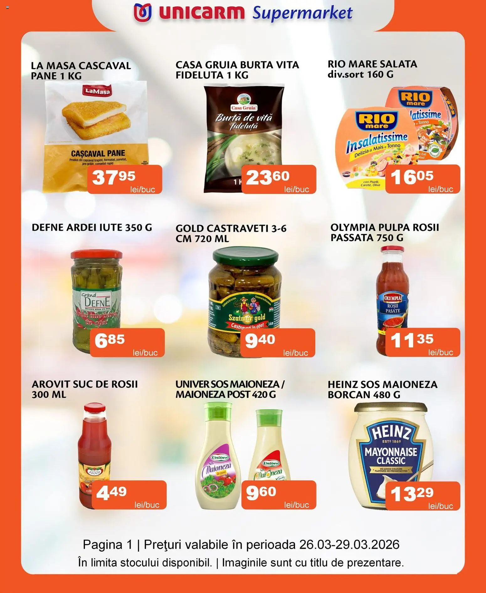 Previzualizarea de cataloage: Unicarm Unicarm Catalog valabil de la 26.03.2026