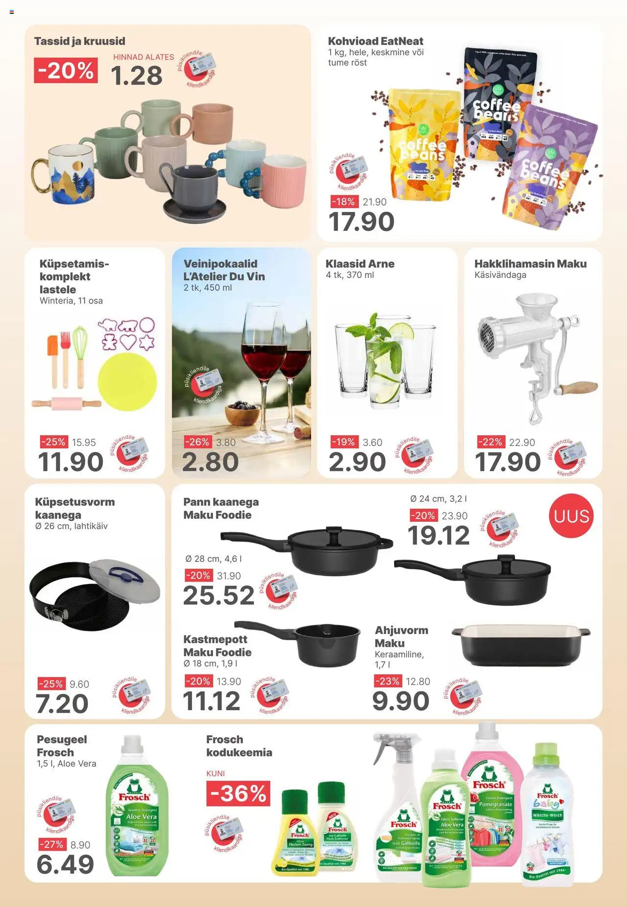 Magaziin kliendilehe eelvaade alates 2025.10.02