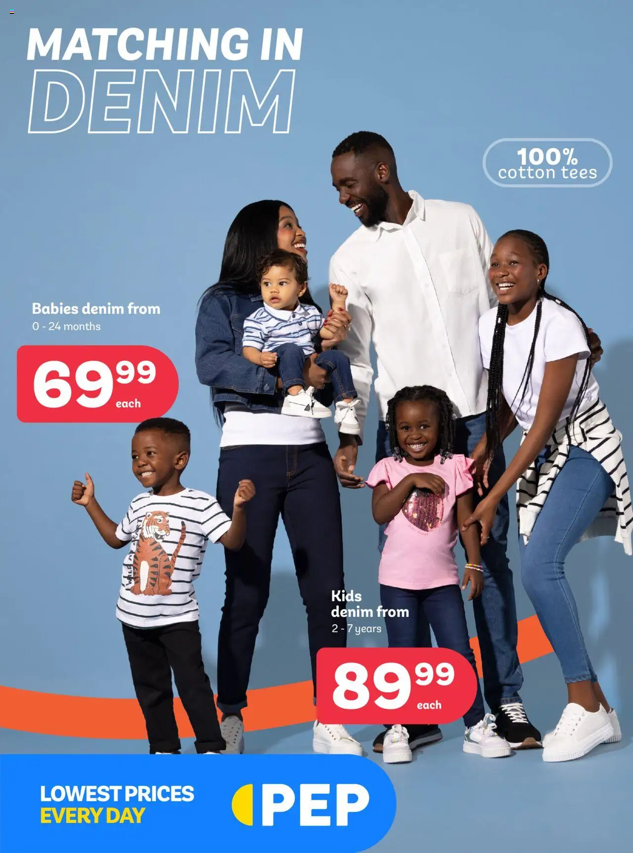 PEP Stores Denim Jeans Catalogue from 23/07 - 21/08/2025 > Promotions