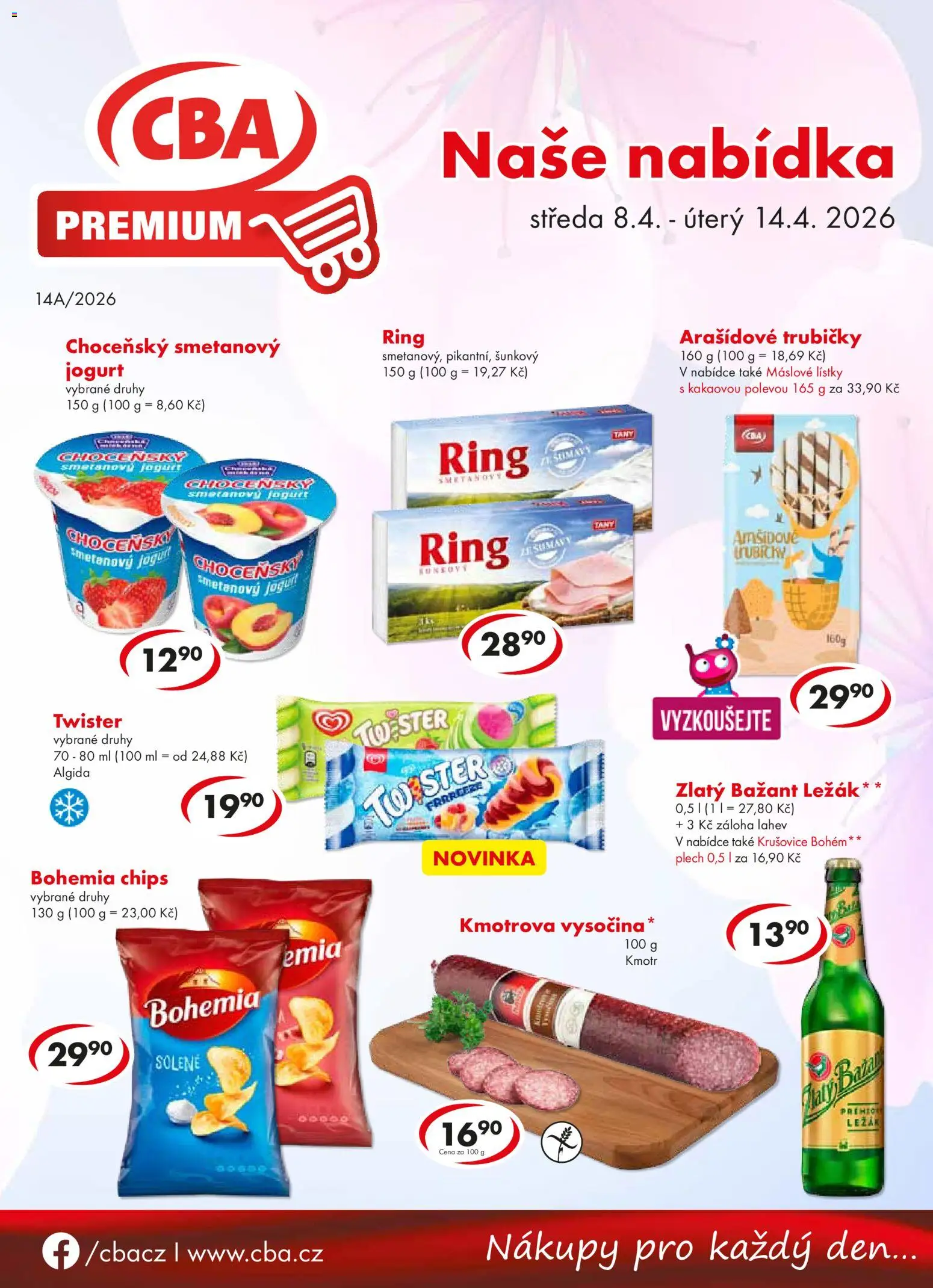 Náhled nabídky: CBA CBA leták - Premium platný od 08.04.2026