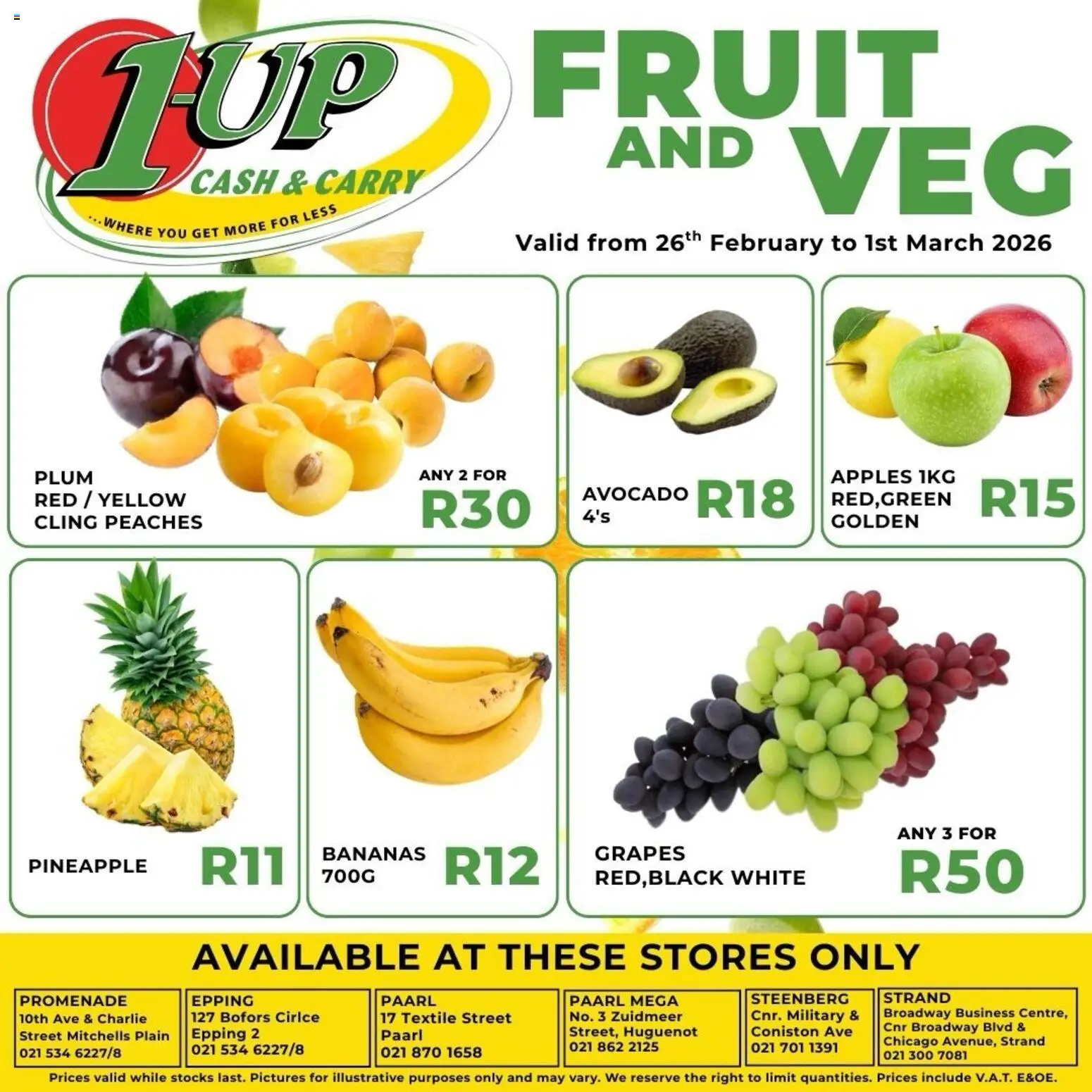 Preview of 1UP Cash & Carry flyer valid from 26/02/2026