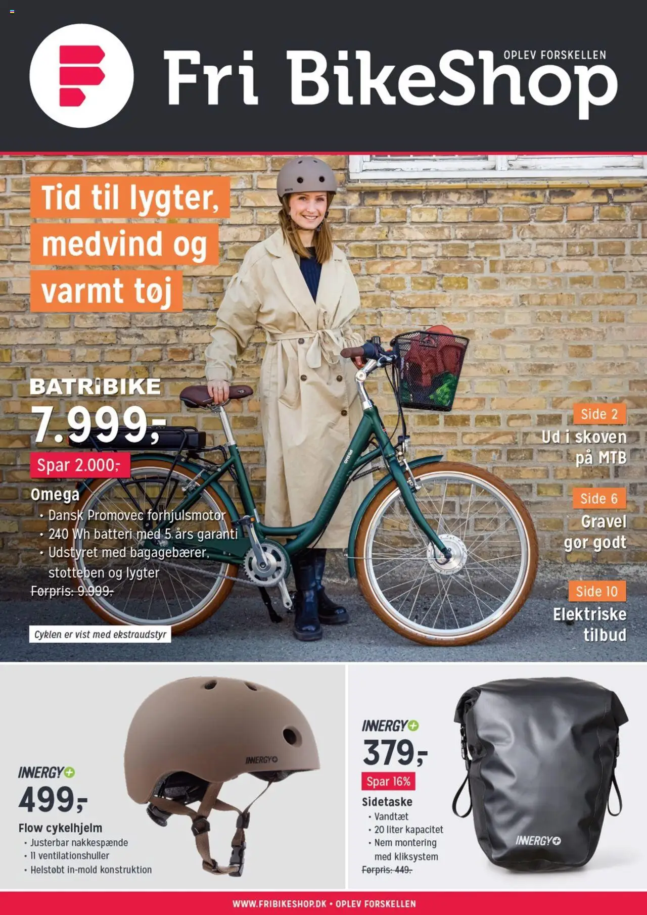 Fri BikeShop tilbudsavis gyldig fra 15/10/2025 - side 1 - Tøj, Batteri