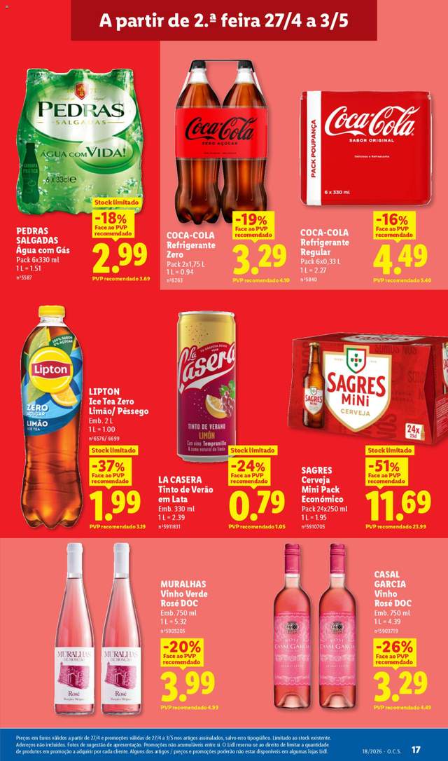 Novo folheto Lidl a partir de 27/04