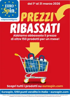 Anteprima dell'opuscolo Eurospin volantino Ribassati dal negozio Eurospin valido da 01/03/2026