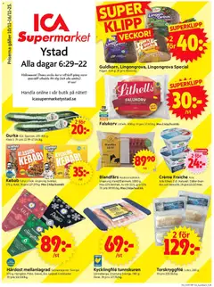 Förhandsgranska reklamblad Ystad från butik ICA Supermarket gäller från 10/11/2025