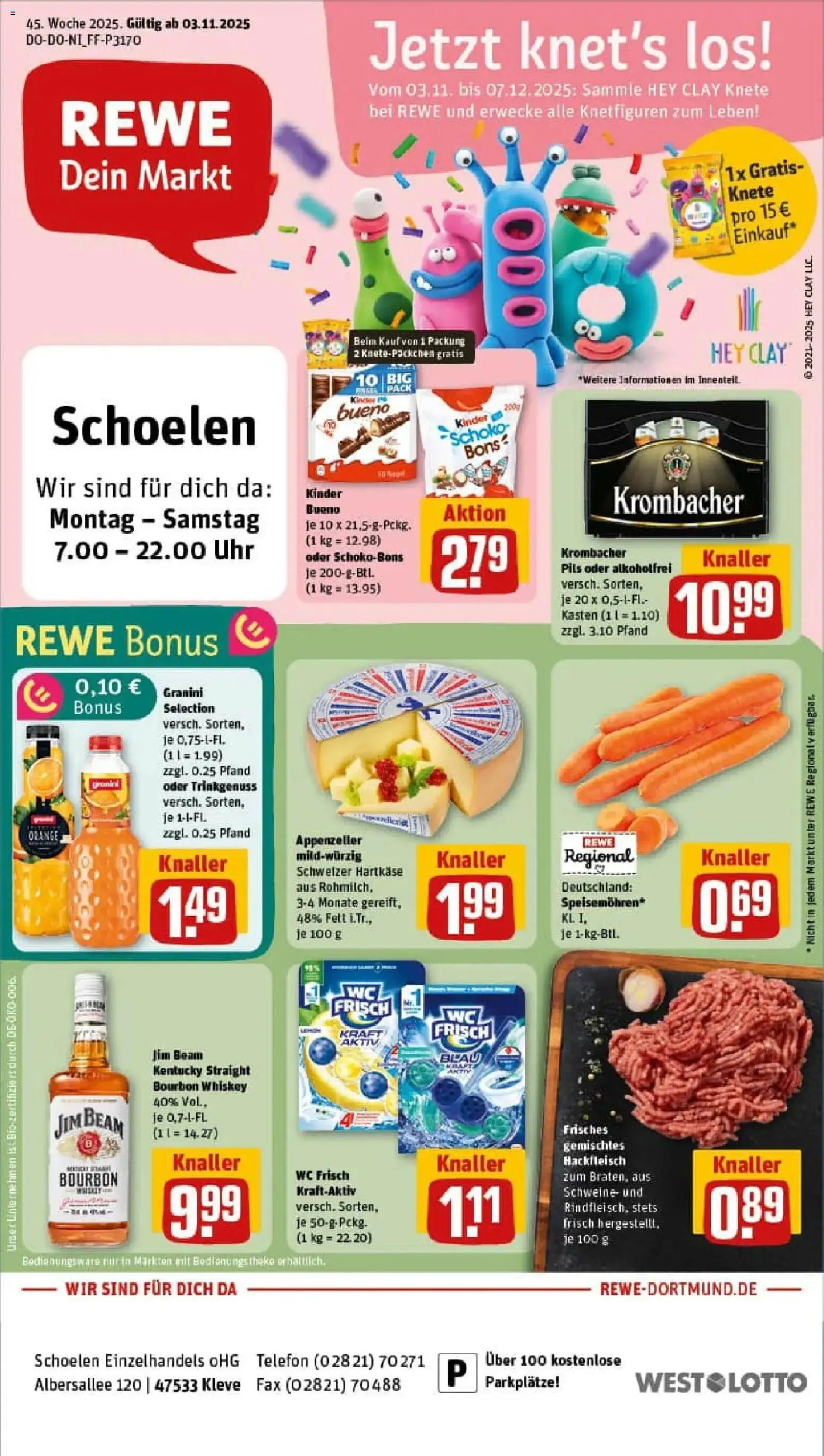 Vorschau von dem Prospekt des Geschäftes Rewe, gültig ab dem 02.11.2025