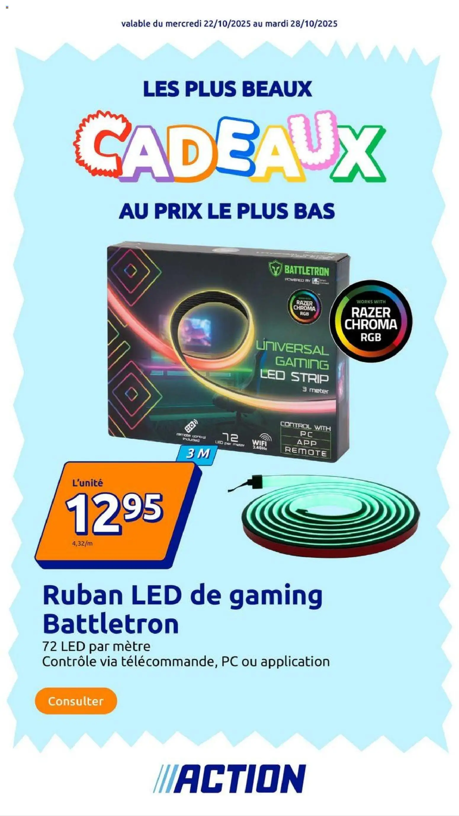 Catalogue de la semaine de la boutique Action valable du 22/10/2025 - Page numéro 1