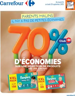 Prévisualisation de Catalogue: Parents malins il n'y a pas de petites éconimies du magasin Carrefour formulaire valide 16/09/2025