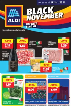 Anteprima dell'opuscolo Black Friday dal negozio Aldi valido da 17/11/2025