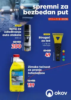 Pregled Okov kataloga - važi od 17.01.2026