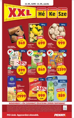 PENNY - Akciós újság PENNY megtekintése, amely érvényes 2025.10.30.-től | Oldal: 24
