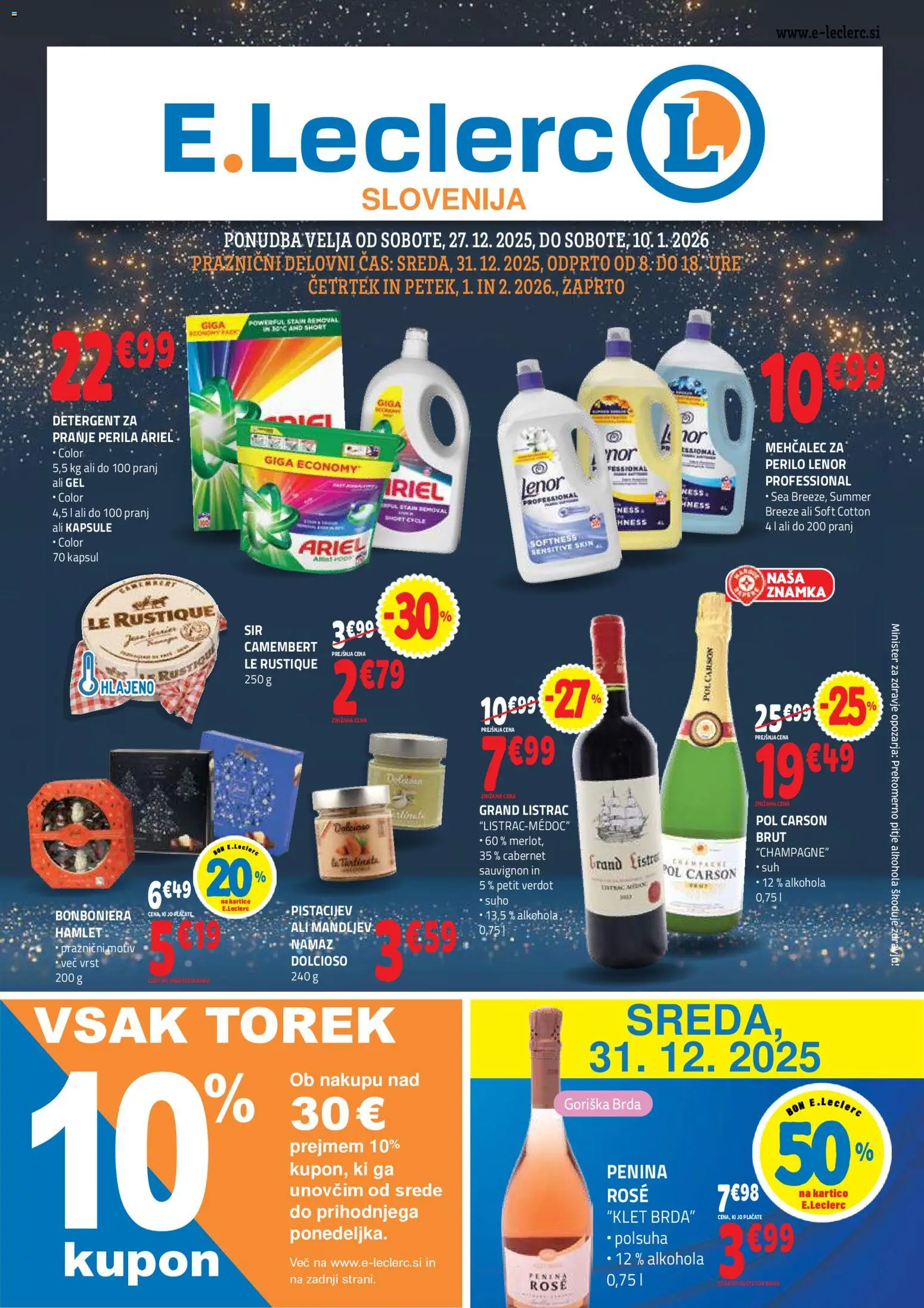 Predogled kataloga iz trgovine E.leclerc veljaven od 27.12.2025