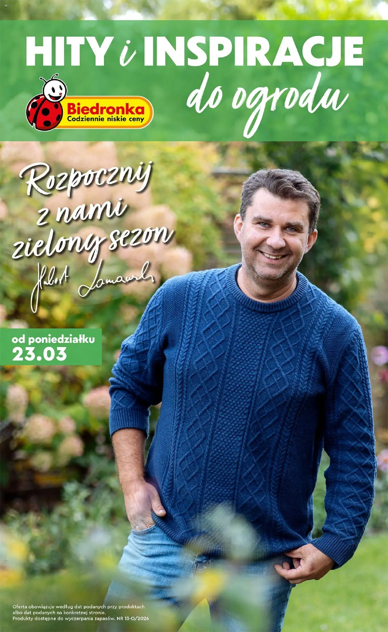 Pogląd gazetki "Biedronka gazetka - Ogród" ze sklepu Biedronka ważnej od 23.03.2026