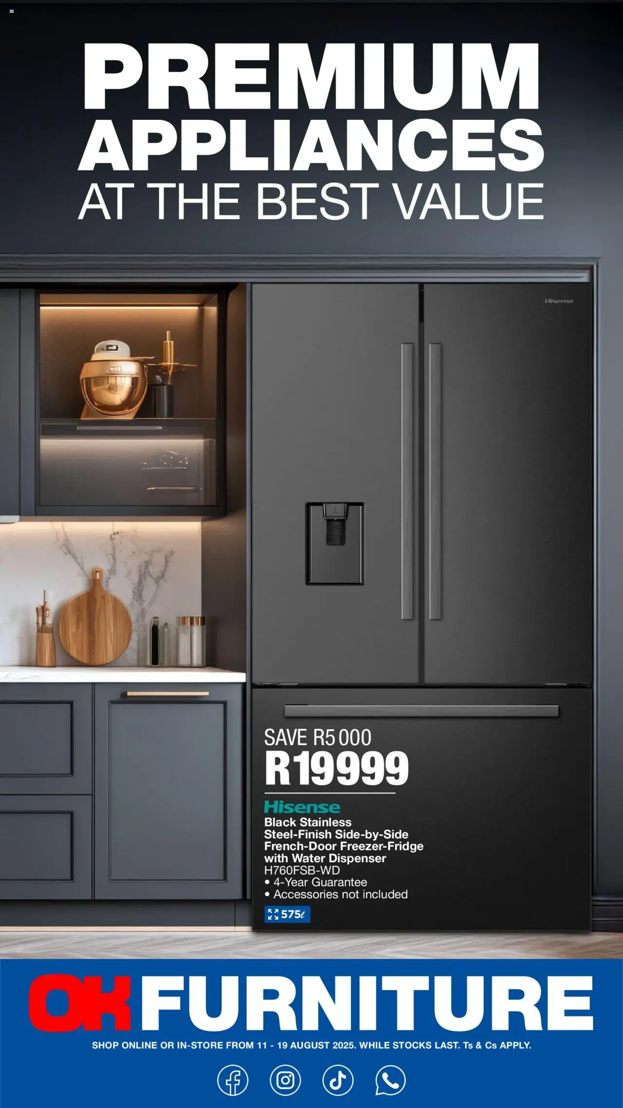 OK Furniture Catalogue from 11/08 - 19/08/2025 > Promotions