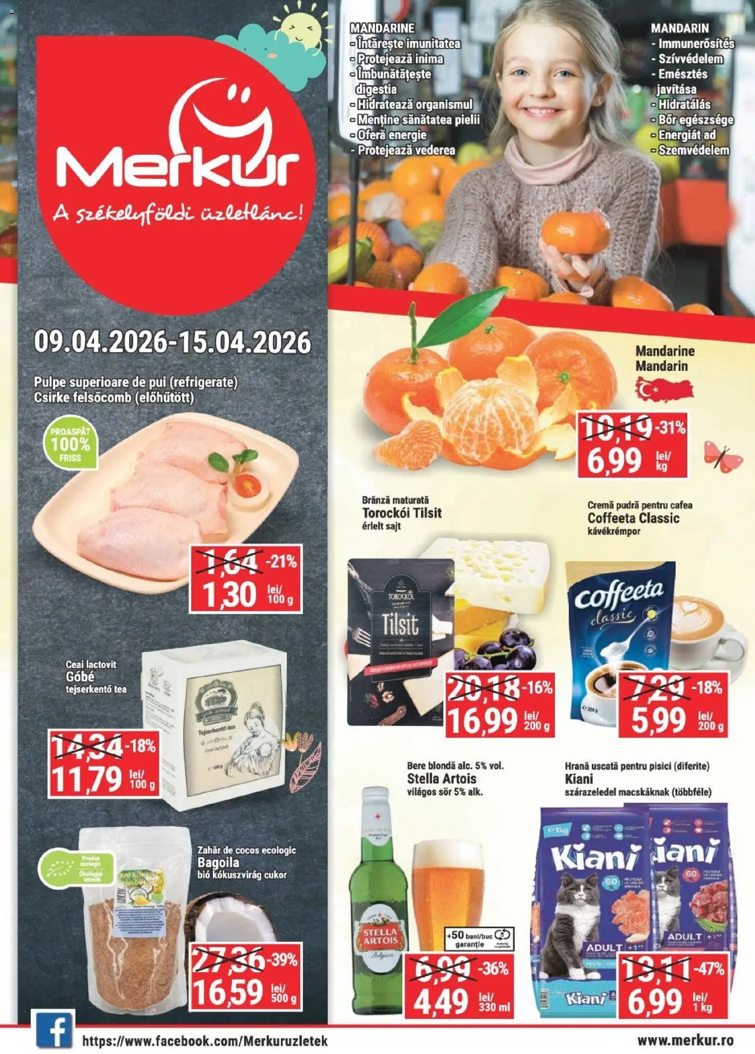 Previzualizarea de cataloage: Merkur Merkur Catalog valabil de la 09.04.2026 - Bere, Ceai, Brânză, Pește, Zahăr, Bio, Mandarine, Pudră