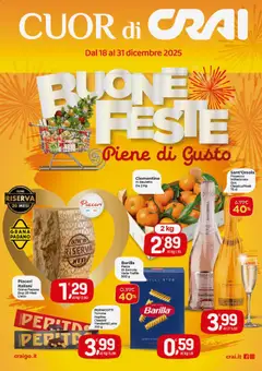 Anteprima dell'opuscolo Volantino Cuor di Crai dal negozio CRAI valido da 18/12/2025