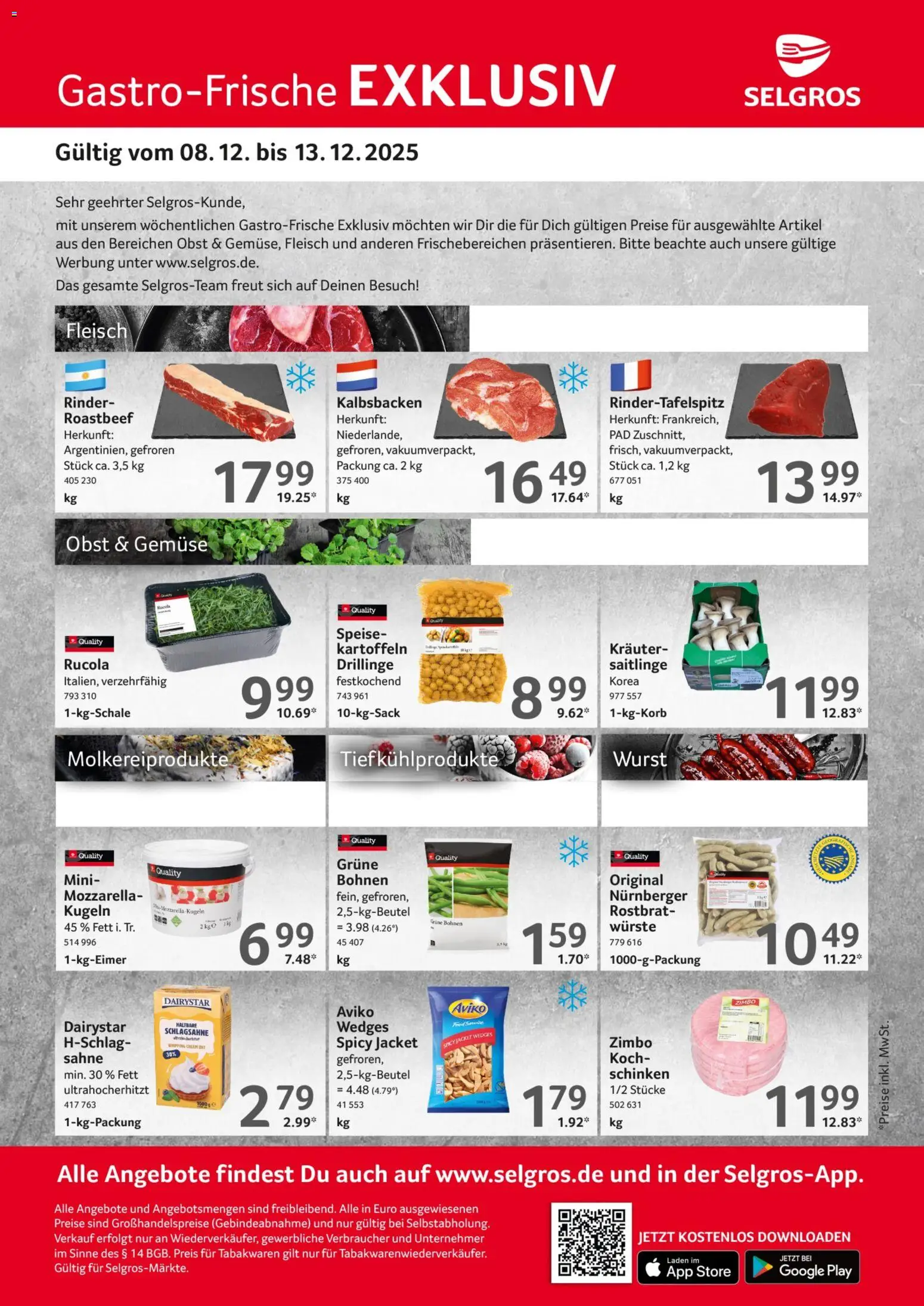 Vorschau von dem Prospekt des Geschäftes Selgros, gültig ab dem 08.12.2025