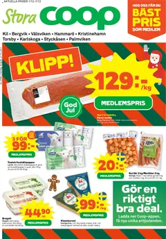 Förhandsgranska reklamblad Aktuella reklamblad Stora Coop från butik Stora Coop gäller från 01/12/2025