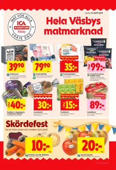 Förhandsgranska reklamblad Upplands Väsby från butik ICA Kvantum gäller från 15/09/2025