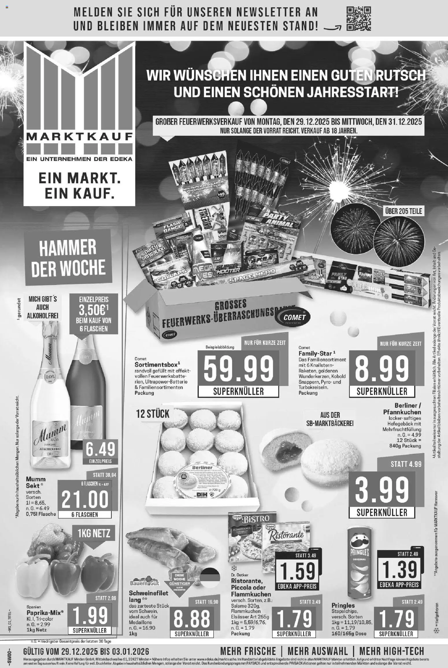 Vorschau von dem Prospekt des Geschäftes Marktkauf, gültig ab dem 29.12.2025
