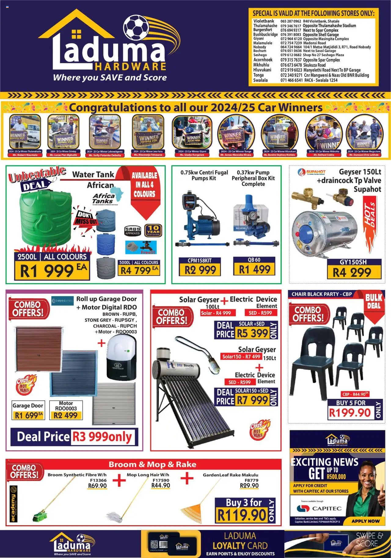 Laduma Hardware The Exciting Special Group B from 14/07 - 31/08/2025 > Promotions