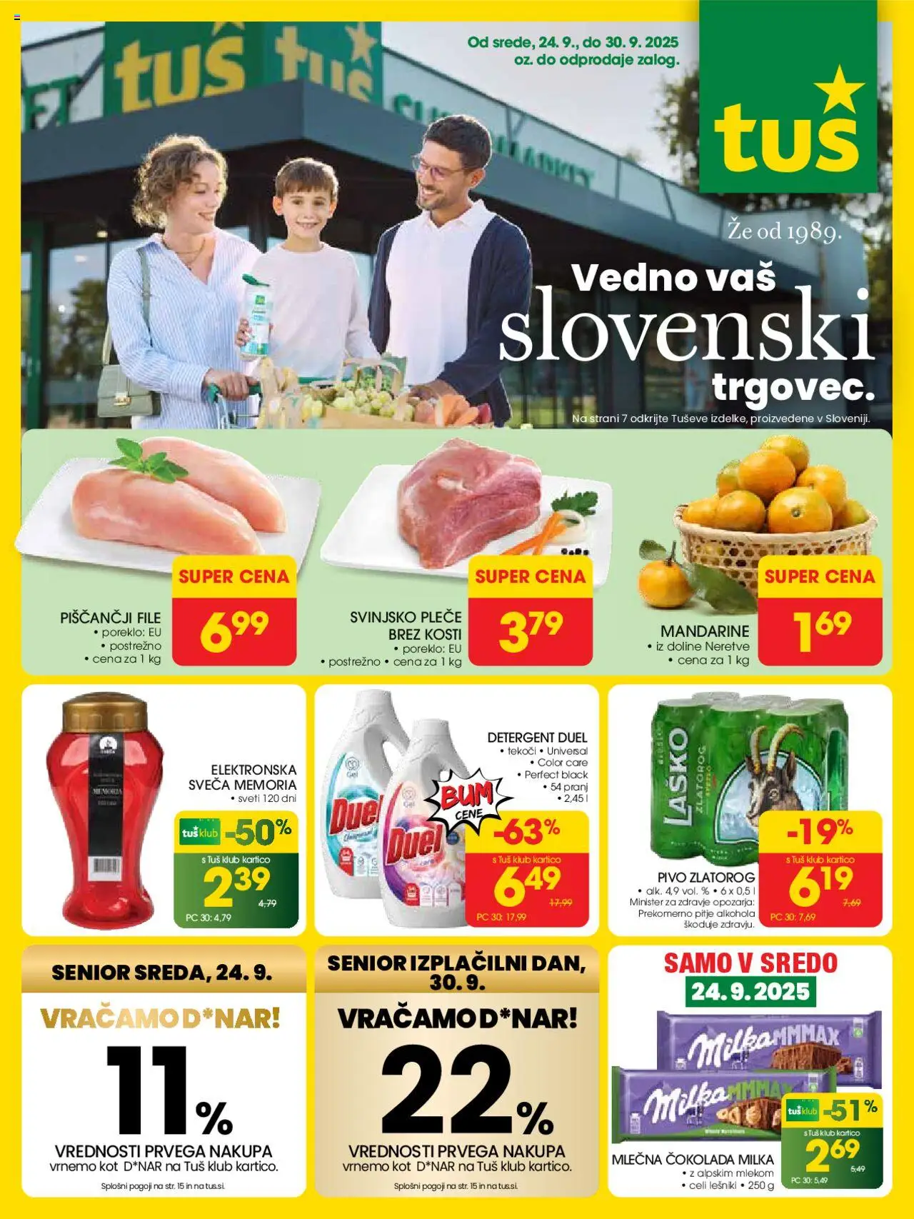 Tuš Katalog od 24.09.2025 - aktualna ponudba - stran 1