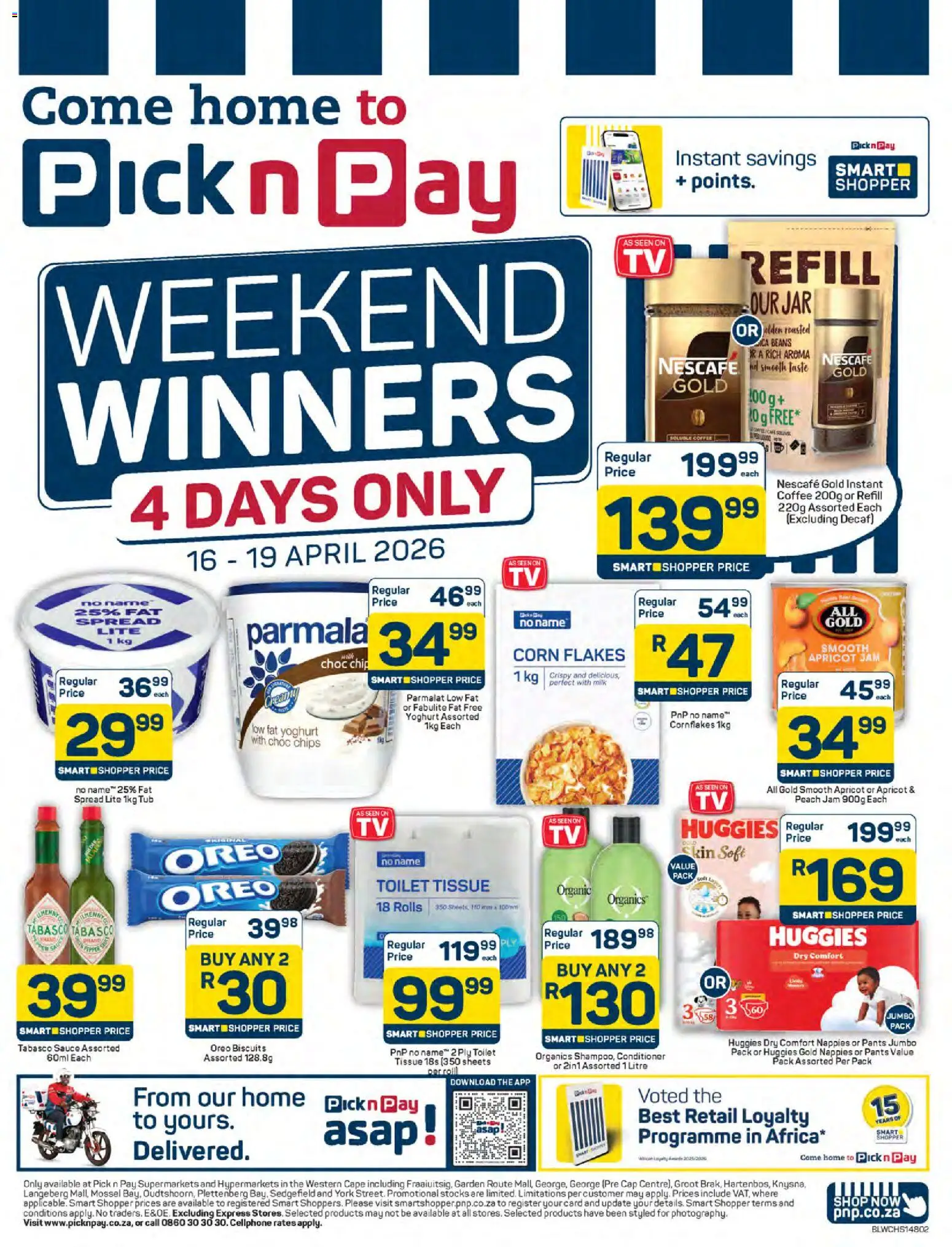 Preview of Pick n Pay flyer valid from 16/04/2026