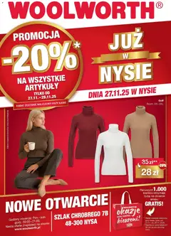 Pogląd gazetki "Już w Nysa" ze sklepu Woolworth ważnej od 27.11.2025