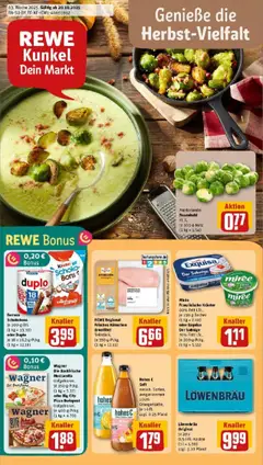 Vorschau von dem Prospekt des Geschäftes Rewe, gültig ab dem 19.10.2025