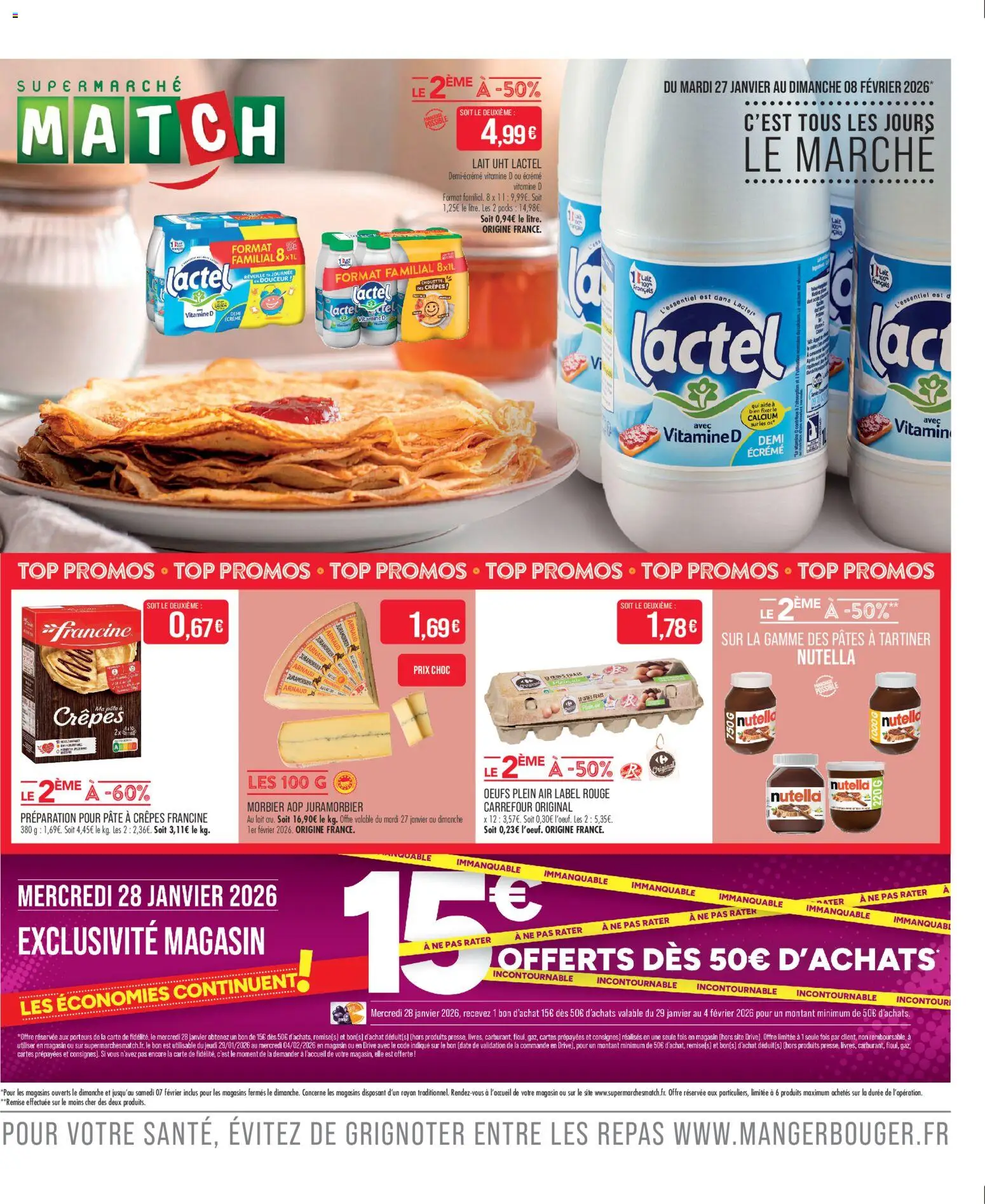 Prévisualisation de Catalogue | Meaux du magasin Match Supermarché formulaire valide 27/01/2026