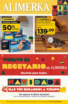 Vista previa del folleto de la tienda Alimerka válido desde el 11/12/2025 