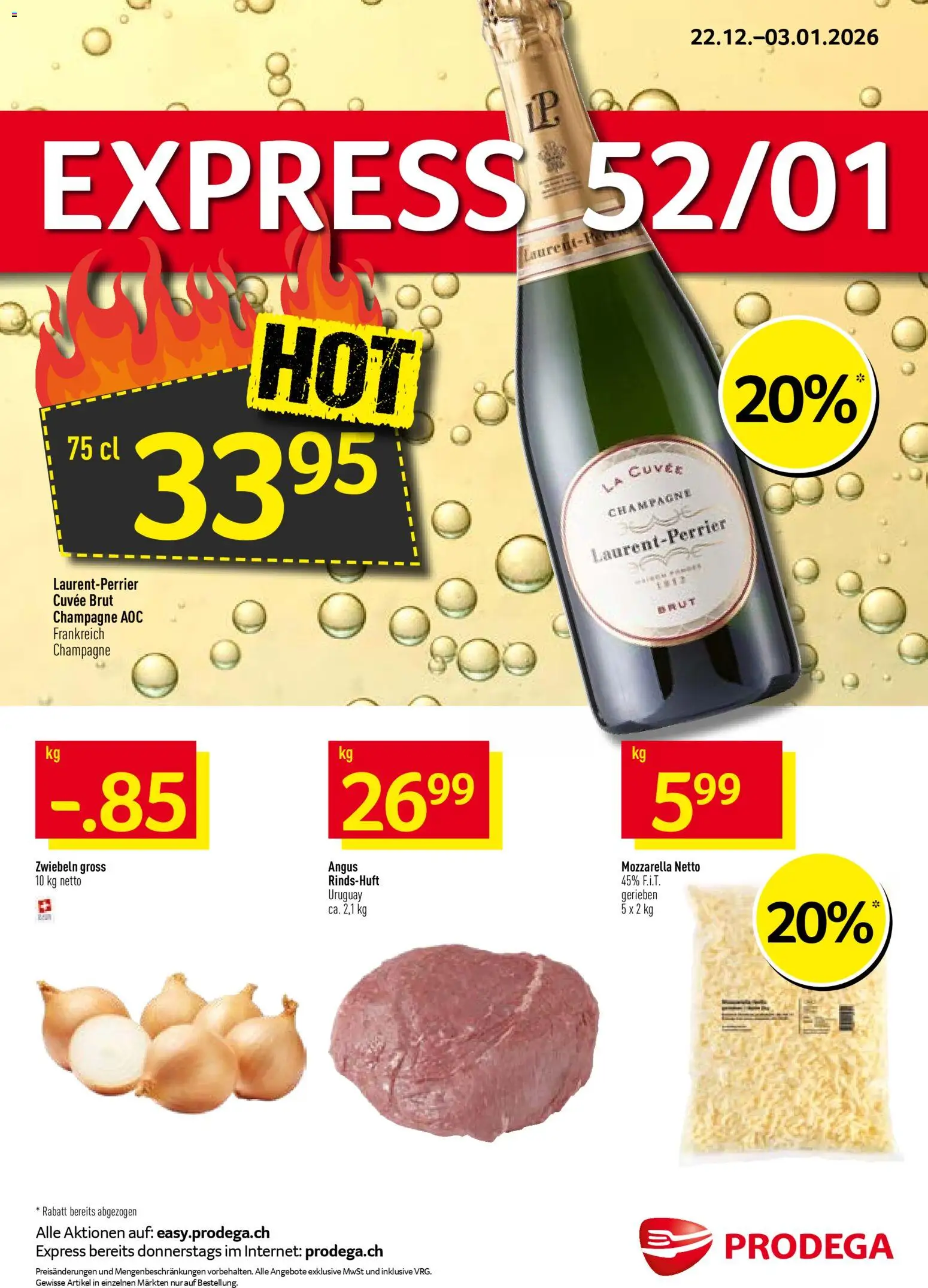 Vorschau des Merkblatts Aktionen vom Shop Prodega gültig von 22.12.2025 bis 03.01.2026