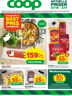 Förhandsgranska reklamblad Knäred från butik Coop gäller från 27/10/2025