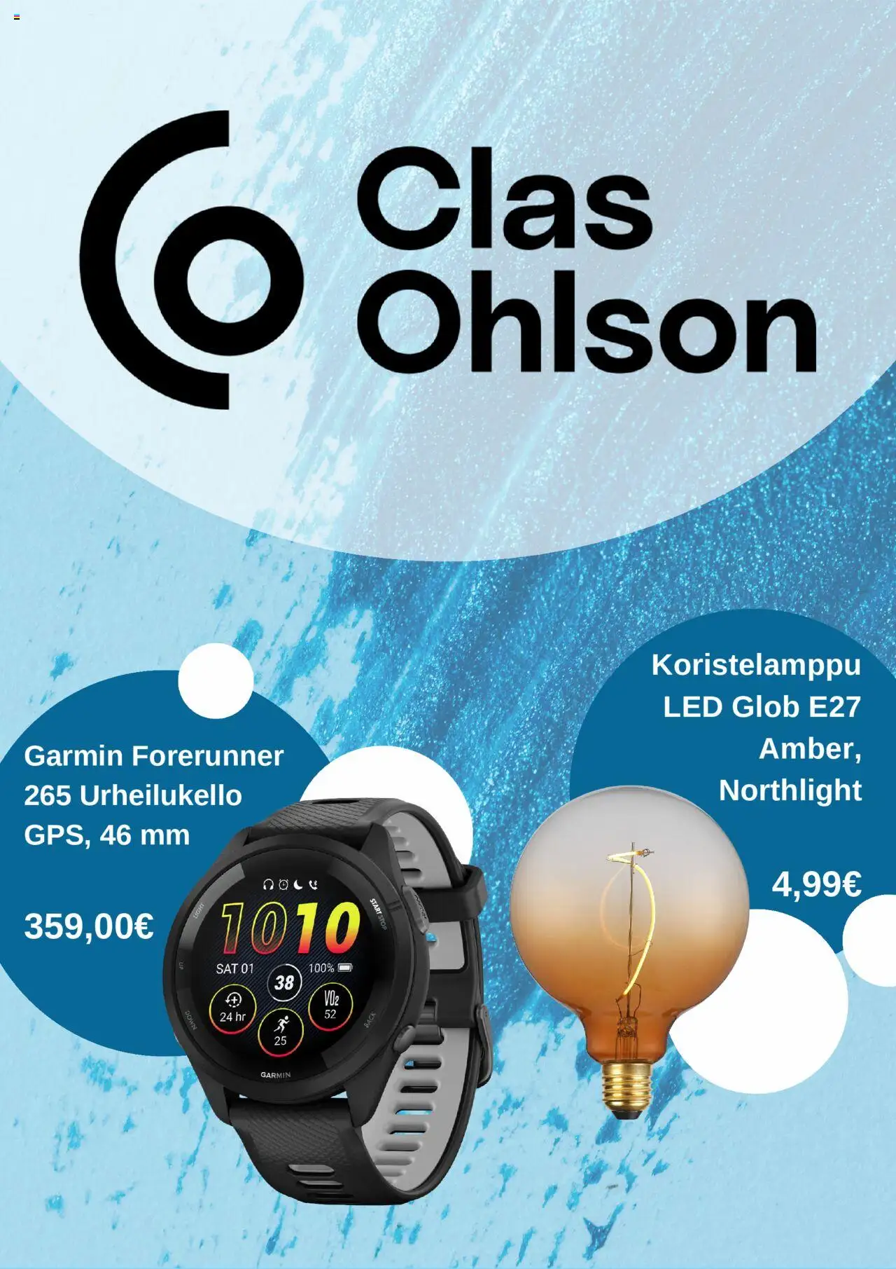 Clas Ohlson-kaupan Tarjoukset voimassa 12/09/2025 - Sivulla 1