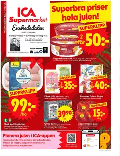 Förhandsgranska reklamblad Enskededalen från butik ICA Supermarket gäller från 08/12/2025