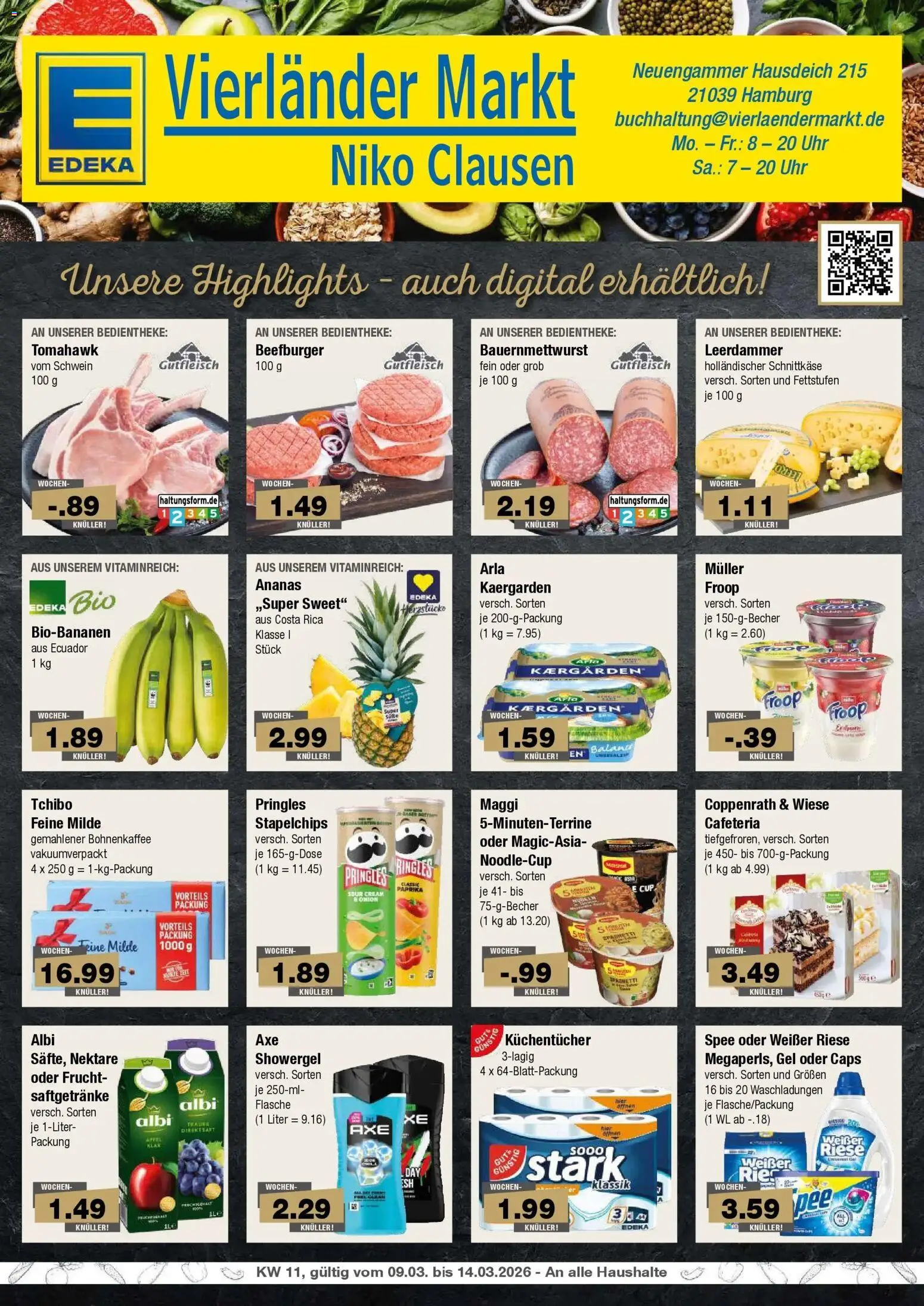 Vorschau von dem Prospekt des Geschäftes Edeka, gültig ab dem 09.03.2026