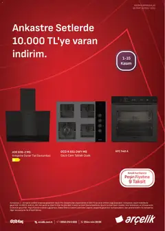 Arçelik Ankastre Kataloğu 01.11.2025 - Broşürünün önizlemesi