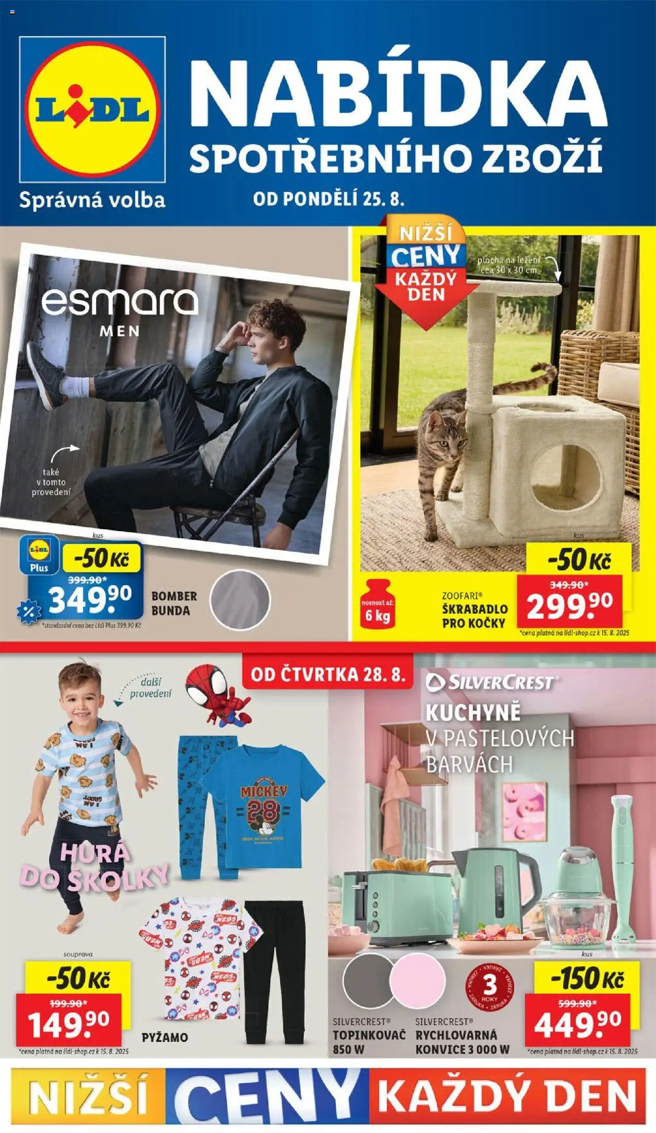  LIDL leták příští týden od 25.08.2025 >> Lidl Akce
