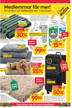 Förhandsgranska reklamblad Aktuella reklamblad Rusta från butik Rusta gäller från 08/12/2025 | Sida: 19
